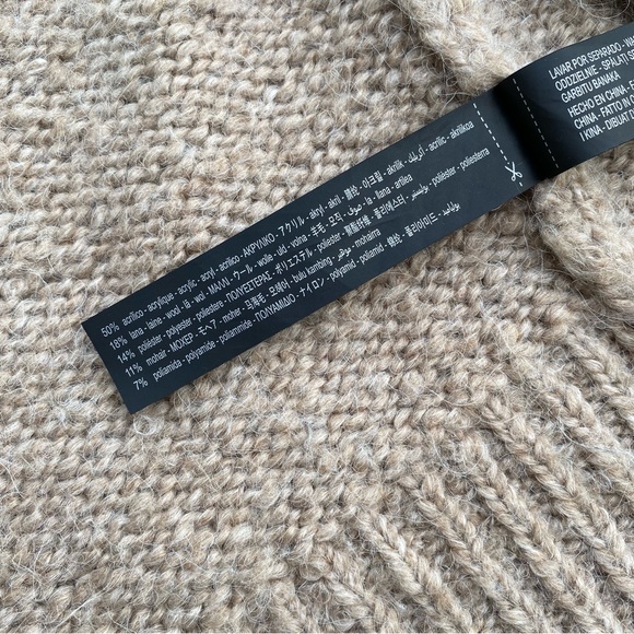 Zara thick long cardigan coat - Picture 6 of 7